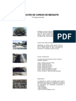 Elaboración de Carbon de Mezquite