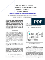 Rapidly Deployable Cyclone Management Using Embedded Systems