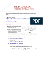 Boundary Layer Flow: Application To External Flow