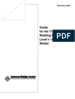 Aws Eg2.0 - 2006 Guide For Training For Welding Personnel