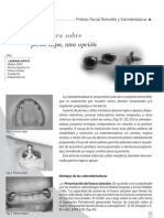 Sobredentaduras A Pernos Tapa o Ataches en Bola