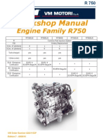 VMMotori R750 Work Shop Manual