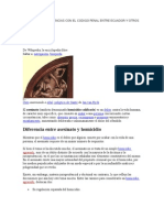 Semejanzas y Diferencias Con El Codigo Penal Entre Ecuador y Otros Paises