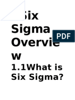 Six Sigma Overview