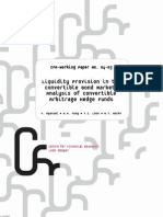 Liquidity Provision in The Convertible Bond Market: Analysis of Convertible Arbitrage Hedge Funds