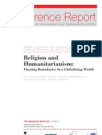 Humanitarianism and Religion