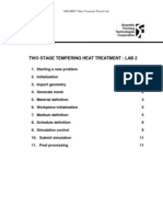 DEFORM 2D V10 Heat Treat Wizard Lab 2