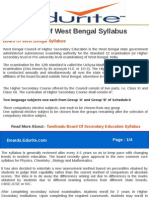 Board of West Bengal Syllabus