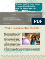 Peace Corps Noncompetitive Eligibility (NCE) : A Guide To Federal Agencies