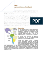 Reformas Borbónicas y Sus Efectos en Las Corporaciones Eclesiásticas