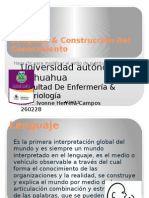 Lenguaje & Construcción Del Conocimiento