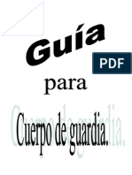 Guía para Cuerpo de Guardia