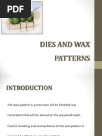 Lab Steps - Dies, Wax Patterns