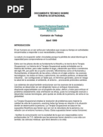 DOCUMENTO Terapia Ocupacional