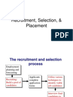 Recruitment, Selection, & Placement