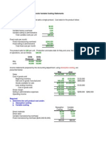 Given:: Problem 6 - 21: Prepare & Reconcile Variable Costing Statements