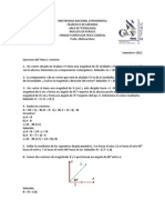 Ejercicios Propuestos Vectores