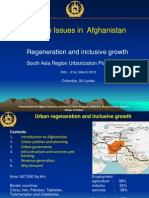 Urban Issues in Afghanistan: Regeneration and Inclusive Growth