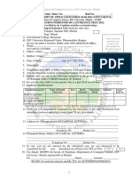 Application Form For MCA-20121 PDF