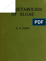 Foog, GE The Metabolism of Algae (1953) Book