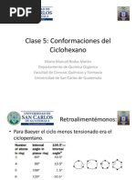 Conformaciones de Los Cicloalcanos