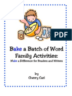 74 Word Family Poster With Words