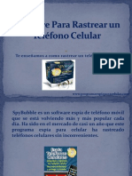 Software para Rastrear Un Teléfono Celular