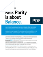 Risk Parity Is About Balance