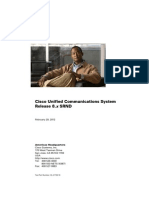 Cisco Unified Communications System 8.x SRND