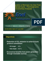 Integration of Biomass Into Gas Fired Combined Cycle - Thermodynamic and Economical Analyses