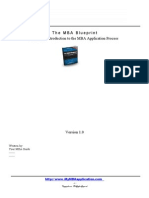 The MBA Blueprint A Simple Introduction To The MBA Application Process