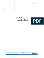 Oracle Receivables Question Bank