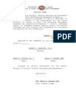 Factors Affecting The Performance of Third Year Hotel and Restaurant Management Students in Laboratory Activities in Catering"