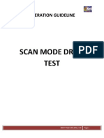 Scan Mode Drive Test Guide