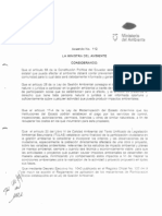 Decreto Ejecutivo 1040 Ministerio de Ambiente