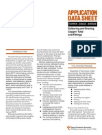 Application Data Sheet: Soldering and Brazing Copper Tube and Fittings