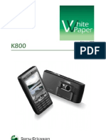 Sony Ericsson K800/K800i Whitepaper R1A