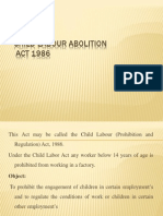 Child Labour Abolition