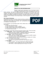 WST Valuation Methodologies