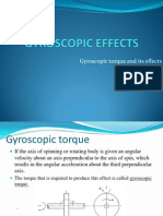 Gyroscopic Effects