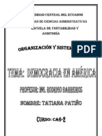 Resumen de La Democracia en America