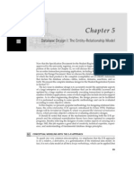 Database Design I: The Entity-Relationship Model