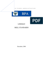 Lineman Skill Standards