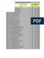 Tabela de Preços (Consumidor)