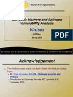 CAP6135: Malware and Software Vulnerability Analysis: Viruses