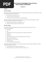 AP United States Government and Politics 2009 Scoring Guidelines