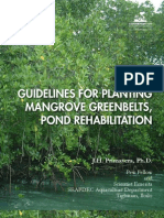 Guidelines For Planting Mangrove Greenbelts, Pond Rehabilitation by J.H. Primavera, Ph.D.