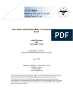 News Shocks and The Slope of The Term Structure of Interest Rates