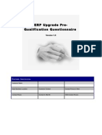 ERP+Upgrade+Pre Qualification+Questionnaire+V1+Feb+2010