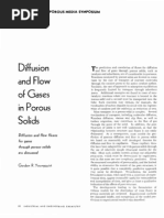 Diffusion and Flow of Gases in Porous Solids